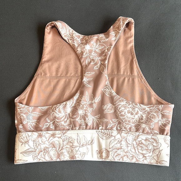 PopFlex Botanical Blossoms crop bra - Picture 3 of 3